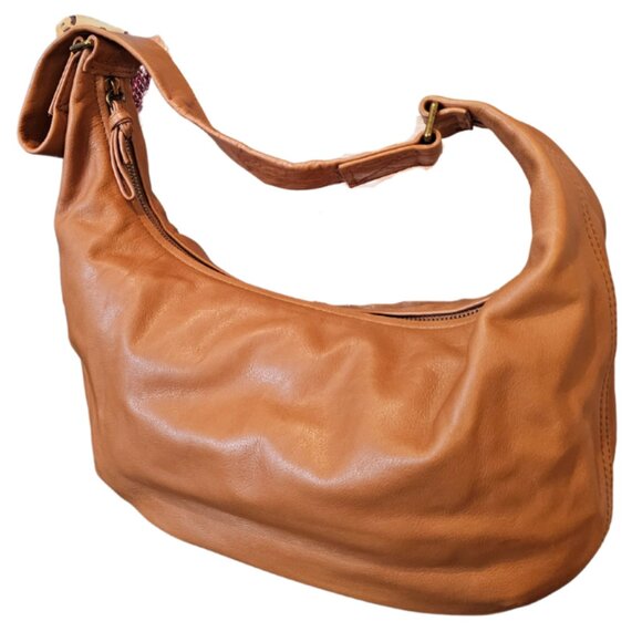 Madewell The Piazza Slouch Shoulder Bag Caramel color J CREW - Picture 2 of 9